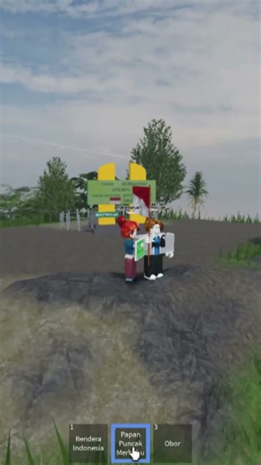 climb to the highest peak of Mount Merbabu Roblox