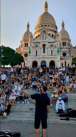 The Basilica of Sacré Coeur de Montmartre in Paris, France