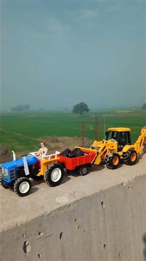 Remote Control Jcb And Swaraj Tractor Unboxing And Testing Short Video ||