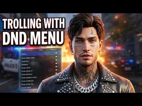 Gta RP Trolling DND Menu Showcase (FIVEM)