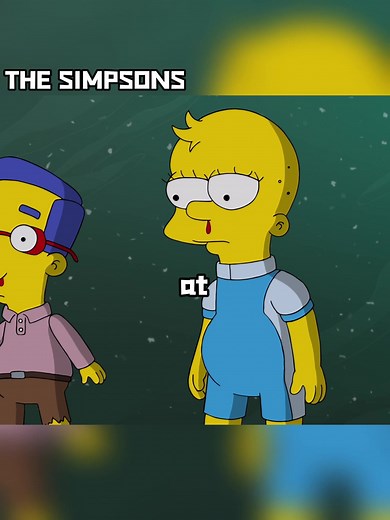 Lisa protected milhouse in the multiverse #cartoon #simpsons