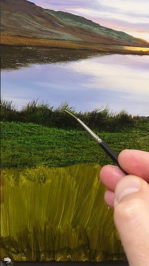 How to Paint Realistic Grass in Oil Paint