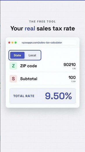 Sales Tax Calculator by ZIP — All Four Rate Layers (Free)