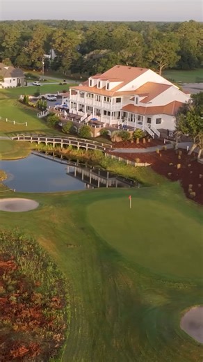 Sunrise on a golf course >>>> ⛳️ The Links At Brick Landing 📍 Ocean Isle Beach, North Carolina | Play Golf Myrtle Beach