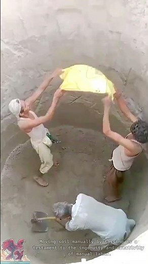 How to move soil manually effectively || Unique transportation