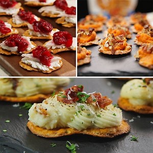 3 Awesome Thanksgiving-Inspired Appetizers with Snack Factory® Pretzel Crisps® Full Recipe: http://bit.ly/2jzLJNP | Tip Hero