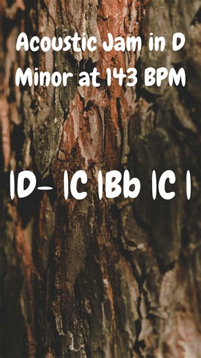 Acoustic Jam Loop in D Minor at 143 BPM