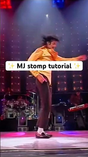 Michael Jackson - MJ stomp tutorial ✨🚶