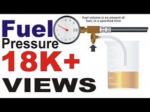 fuel pump Pressure testing with gauge | pressure testing of fuel pumps | how to check the pressure