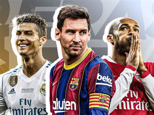 The 5 greatest soccer players of the last 25 years