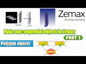 Make non-squential objects in Zemax | opticstudio POB files (Part 3)