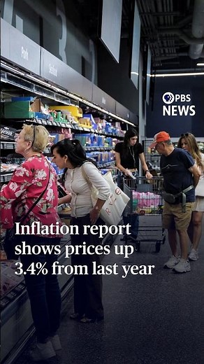 Inflation report shows prices up 3.4% from last year