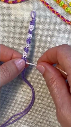 Rosenarmbänder in Makrameetechnik - mit Baumwollgarn einfach geknüpft 💛Anleitung auf meinem Kanal 💛