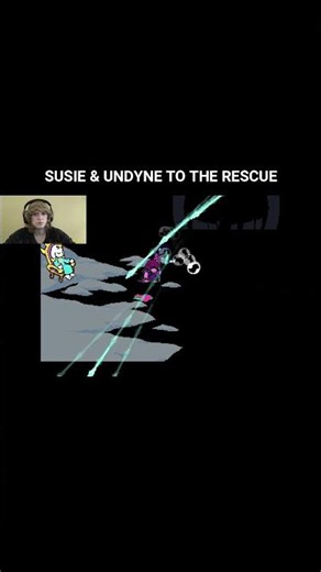 SUSIE AND UNDYNE TO THE RESCUE #shorts #deltarune