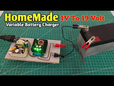 how to make 12 volt battery charger || battery charger kaise banaye || DIY battery charger