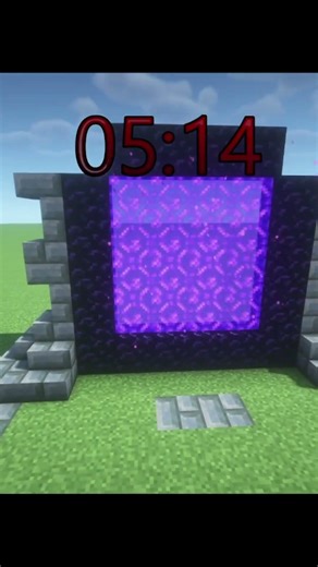 Can I Build a Nether Portal in 35 Seconds? #minecraft