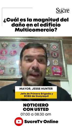 What is the extent of the damage to the Multicomercio building?