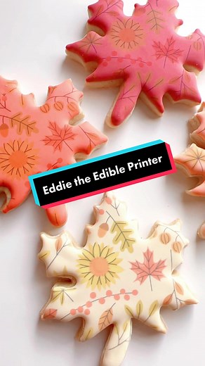 Printing with Eddie the Edible Printer on Orange Icing