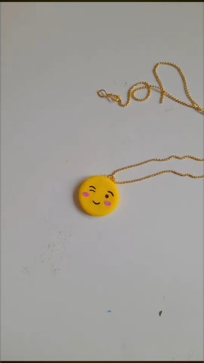 Diy pendant necklace 🙂|| #shorts #claycraft #pendant #diy