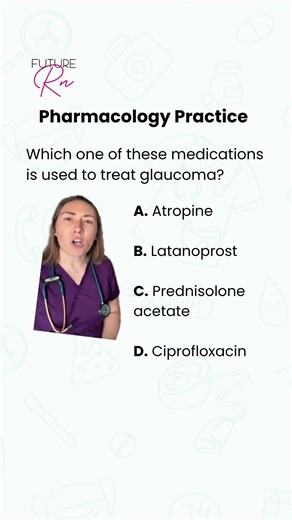 Nursing Pharmacology Practice Question #futurern
