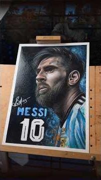 Messi Drawing, #shorts #art #drawing #messi #fifa