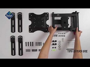 Aprende a instalar los soporte para TV McFormet. Modelo MSM-2265 - Sam's Club