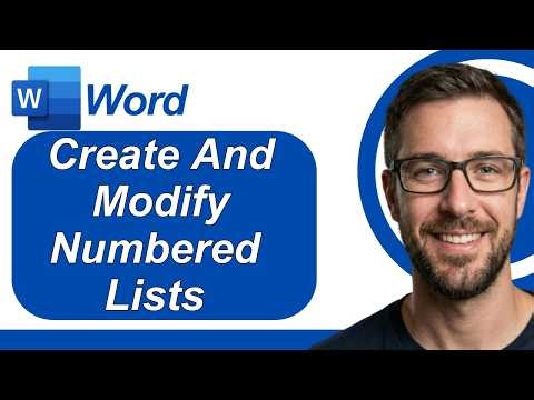 How To Create And Modify Numbered Lists In Microsoft Word [2026 Guide]