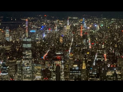 4K | FLYNYON Helicopter Tour @ night over New York City!