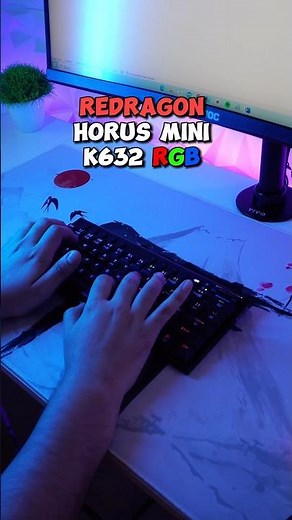 TECLADO 60% LOW PROFILE | REDRAGON HORUS MINI K632 RGB