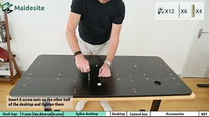 Watch MAIDeSITe Standing Desk Installation Guide on Amazon Live