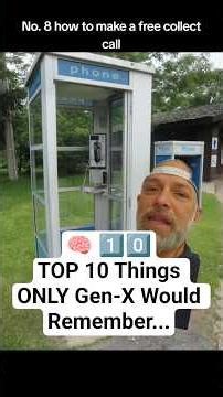 🧠 1️⃣0️⃣ TOP 10 Things ONLY Gen-X Would Remember... #top10 #genx