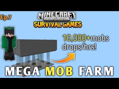 Episode 7: Built a MEGA Mob Farm 💀⚔️ | Minecraft Survival