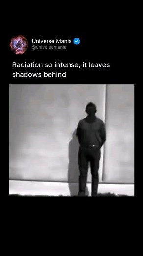 AI | TECHNOLOGY | FUTURE on Instagram: "The phenomenon of intense radiation heat leaving behind a shadow is a striking example of differential absorption and reflection. When a powerful heat source, such as a blast or intense light, encounters an object, it blocks the heat from reaching the area directly behind it. This creates a "thermal shadow" where the blocked surface remains cooler than the exposed surroundings. The stark contrast between the heated and unheated areas reveals the haunting i