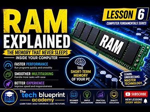 RAM EXPLAINED: The Memory That Never Sleeps Inside Your Computer_ LESSON 6