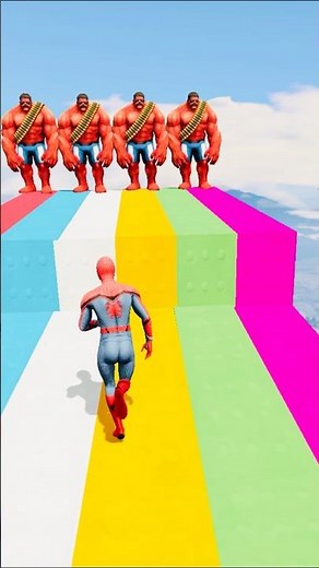 GTA 5 Epic Water Ragdolls Spiderman Jump/Fails Ep 1572 #shorts