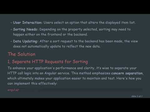 Solving the AngularJS ng-repeat Sorting Dilemma: Backend vs Frontend Solutions