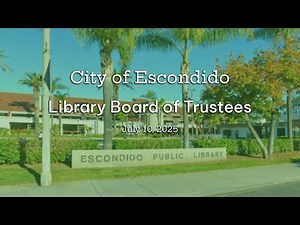 Audio - Library Board of Trustees - July 10, 2025