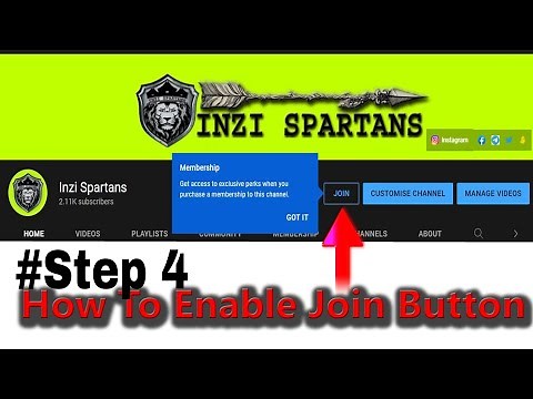 Post to welcome new members on YouTube