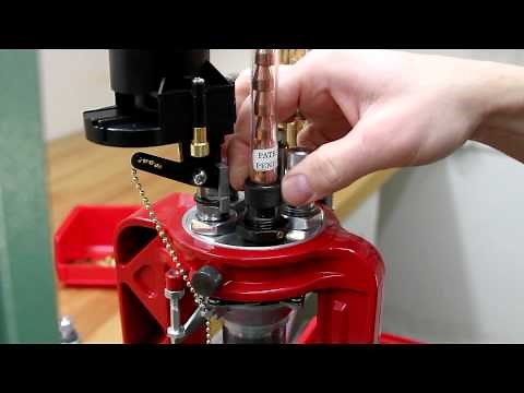 RCBS Bullet feeder on Lee Loadmaster for 45 ACP (HD)