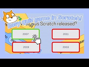 Easy quiz game in Scratch tutorial