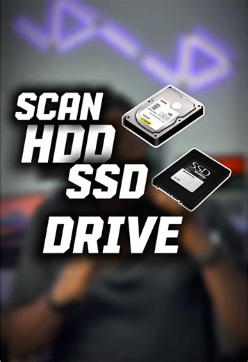 How To Scan and Fix Possible Errors on your SSD or HDD Drive on Windows PC #pctips #windows #storage #computerrepair #tech