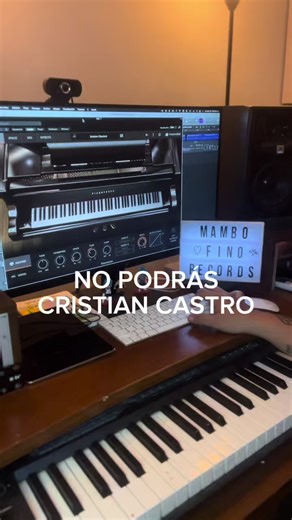 Vacílate un dúo cantando No Podrás #duo #cristiancastro #karaoke #piano #voz