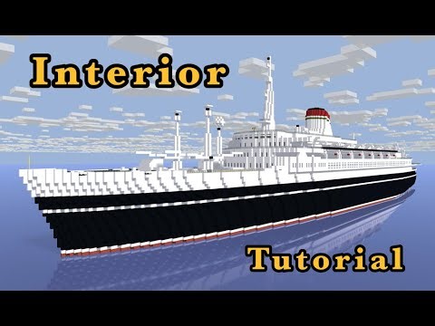 Minecraft SS Andrea Doria Interior Tutorial Part 43