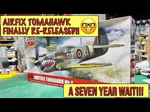 Airfix P-40 Curtiss Tomahawk - FINALLY RE-RELEASED - 1/48 Scale Model Kit