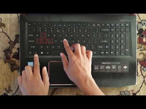How To Get The Backlit Keyboard Working on Acer Predator