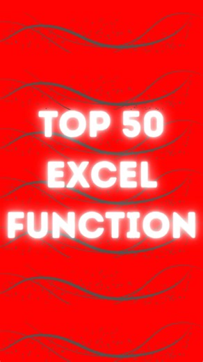 Top 50 Excel Function #excelshortcuts #excel #microsoft #chatgpt