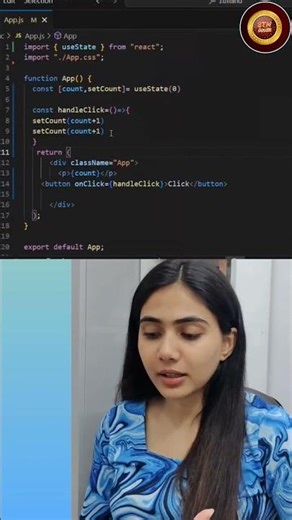 React useState Quiz 🤯 What Will Be the Output? | Double setState Challenge | STM CODER #shorts