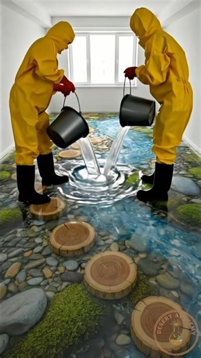 3D Ultra-Realistic Living Room Idea #interiordesign #diy #epoxyfloors #epoxyfloor #usashorts