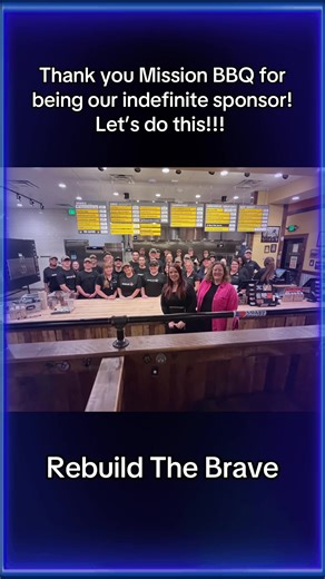 Thank you Mission BBQ for being our indefinite sponsor for all events! Best duo over! #VeteranSupport #missionbbq #CommunityStrong #RebuildTheBrave #ARideForHonor
