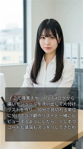 【厳しめIT女子が教える】乱雑なコード片付けから設計レビュー文化を育てるコツ
